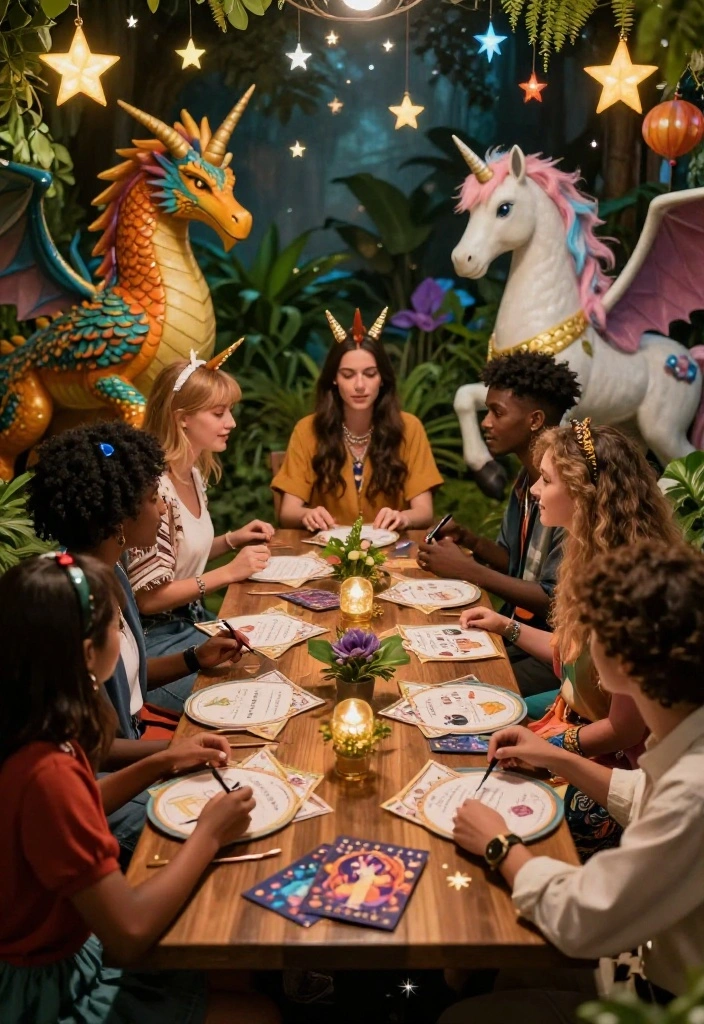 15 Fantasy Wedding Invitations That Signal Costume-Encouraged - 7. Mythical Creature Invitations 1