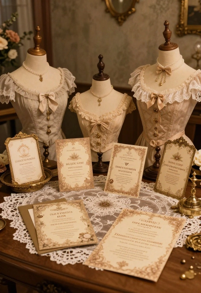 15 Fantasy Wedding Invitations That Signal Costume-Encouraged - 8. Vintage Fantasy Invitations 1