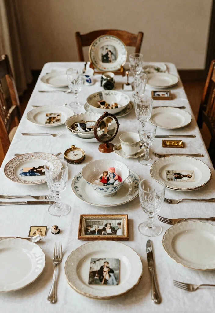 15 Vintage Wedding Table Settings Without Hunting Down Rentals - 14. Personal Touches in Decor 1