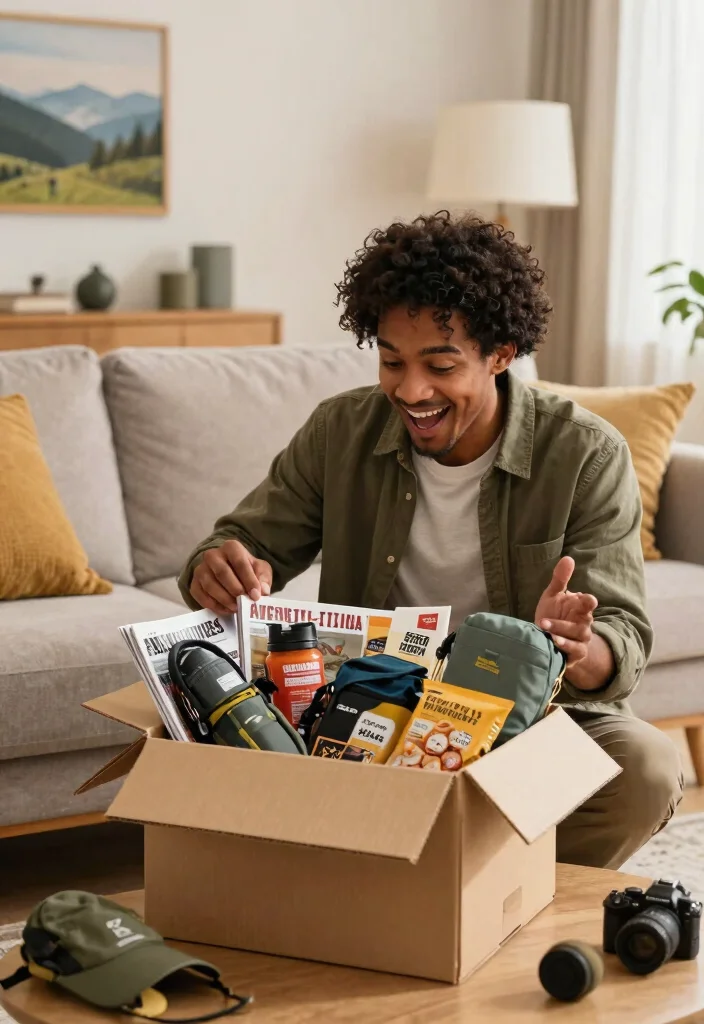 15 Wedding Anniversary Presents for Him That Match His Interests - 3. Adventure Gear Subscription Box 1