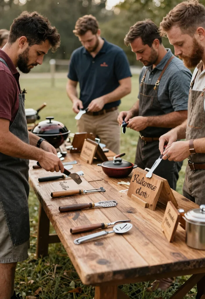 15 Wedding Favors for Men That Don't End Up in the Trash - 15. Personalized BBQ Sets 1