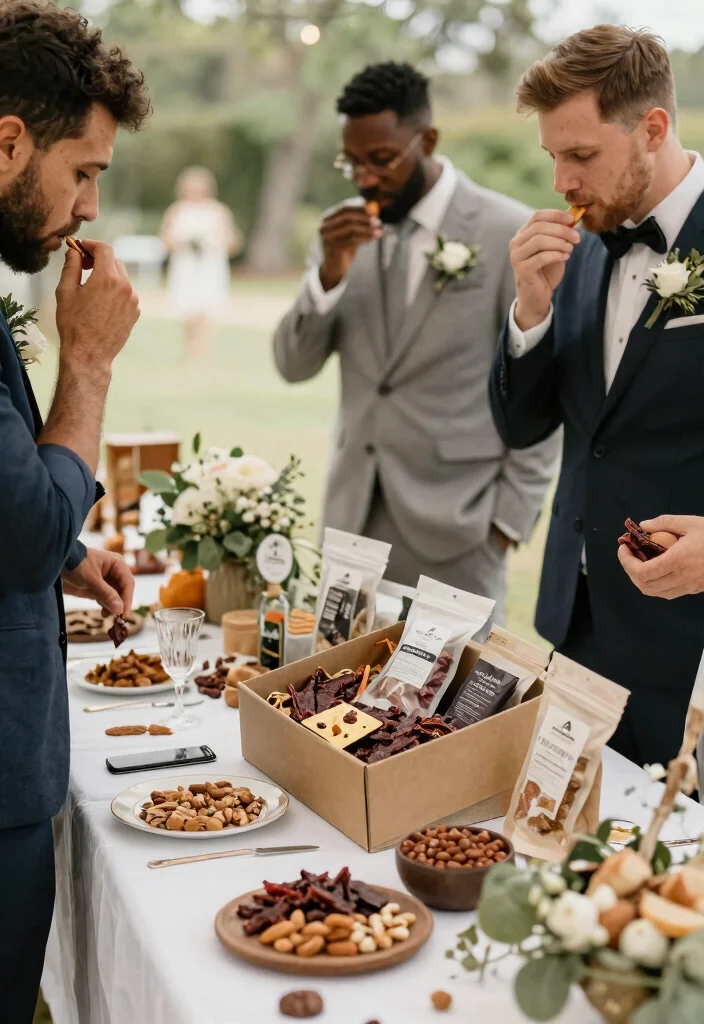 15 Wedding Favors for Men That Don't End Up in the Trash - 7. Gourmet Snack Boxes 1
