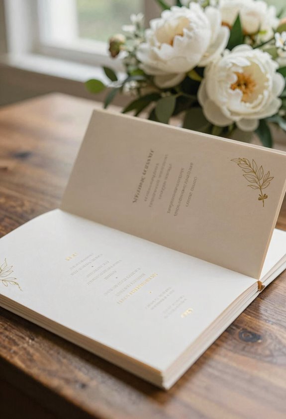 ceremony program contents guide