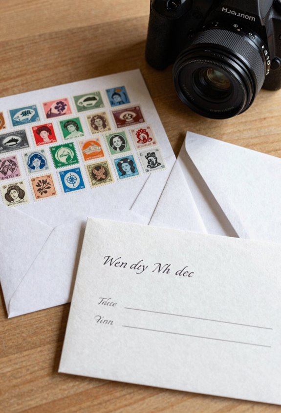 count all invitation pieces for postage