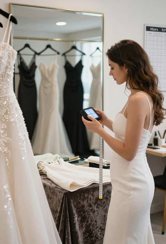designer gown production timelines vary