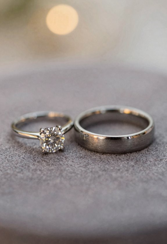 engagement ring vs wedding band