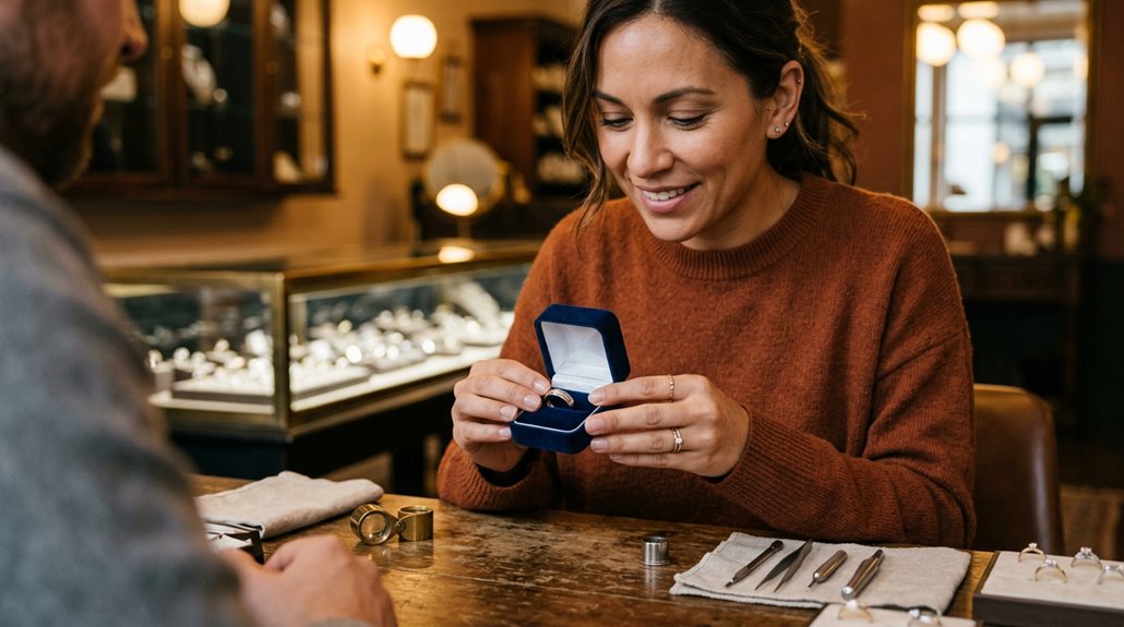 how a woman selects fianc ring