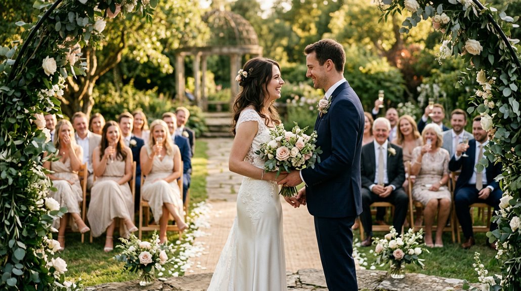 intimate concise celebration ceremony