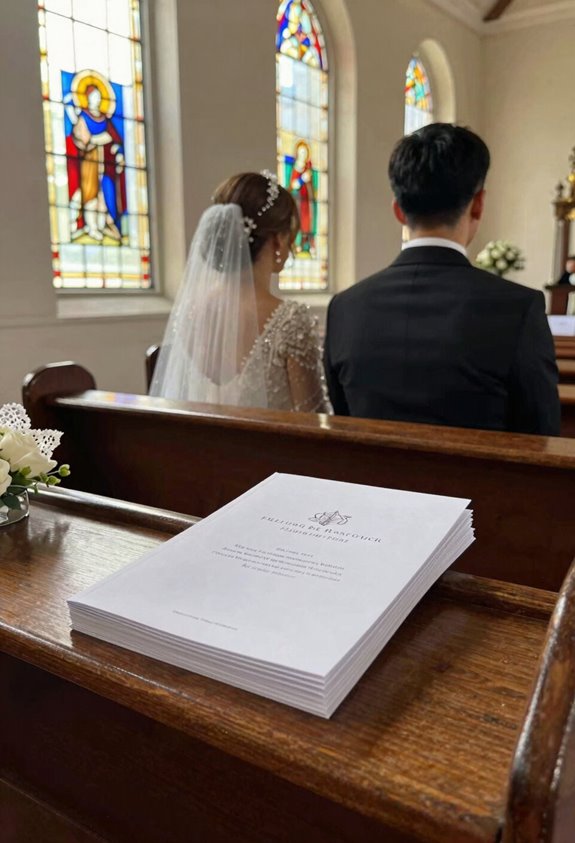 need for wedding ceremony programs