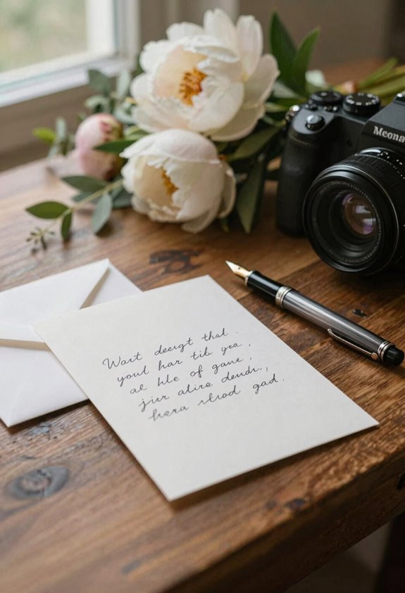 tailor wedding card tone thoughtfully