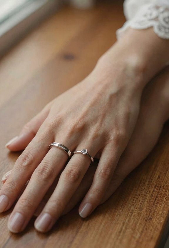 wedding band closest to heart tradition